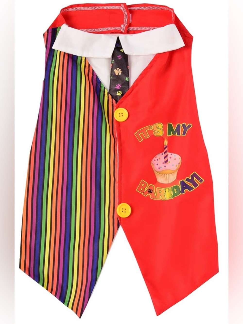 Rubie's Barkday Pet Vest Medium